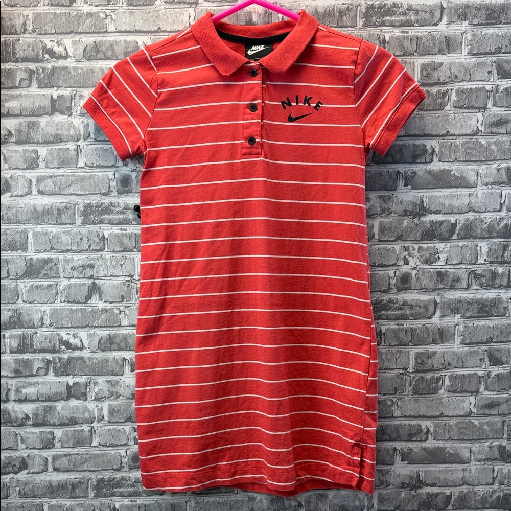 Girl's Nike Striped Polo Dress‎